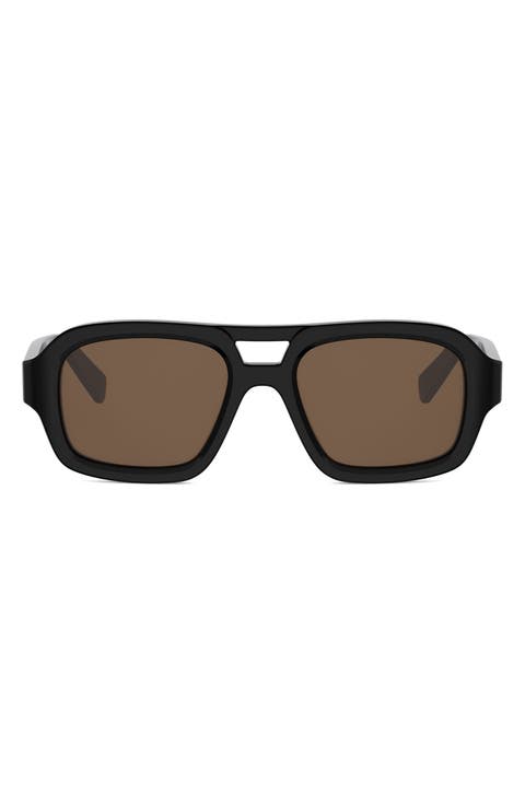 3 Dots 53mm Pilot Sunglasses