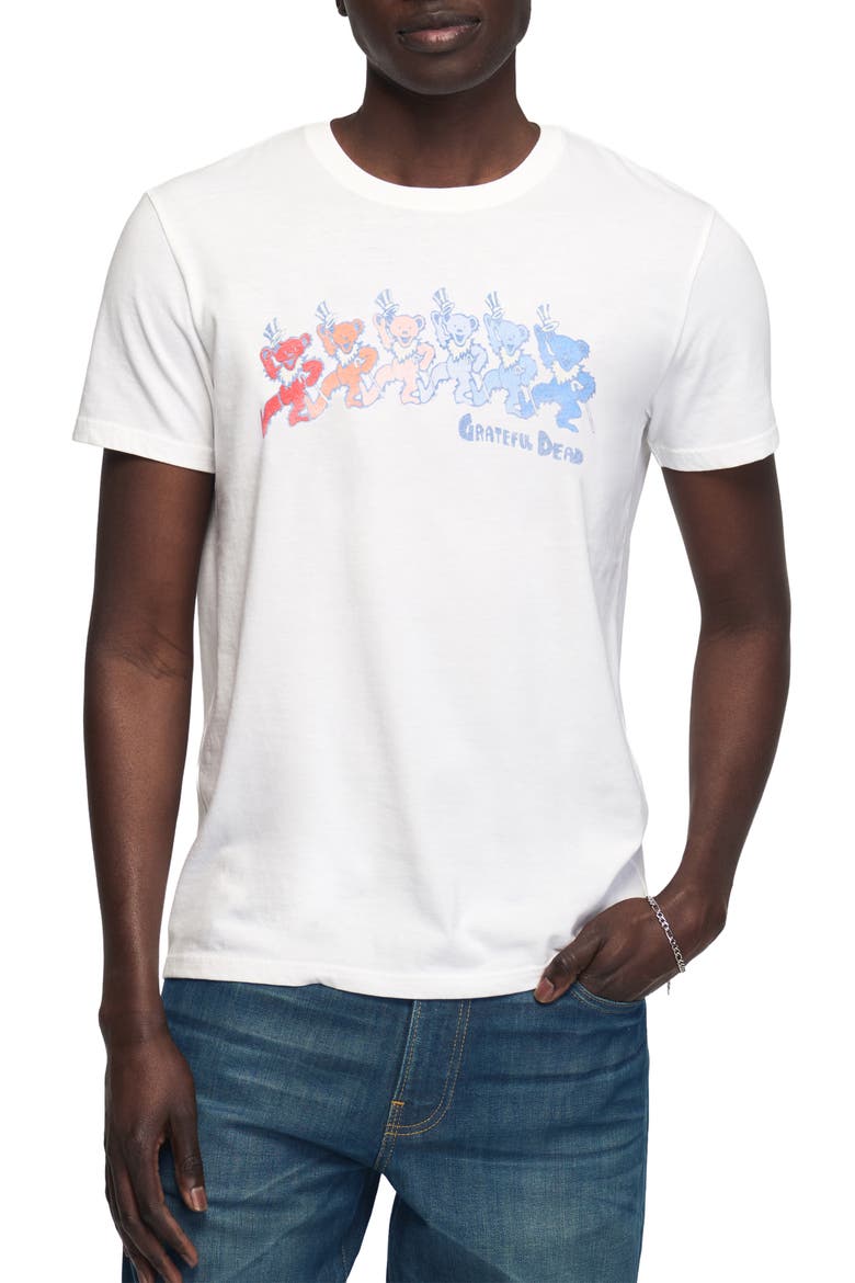 Grateful Dead Bears Graphic T-Shirt, Main, color, BRIGHT WHITE