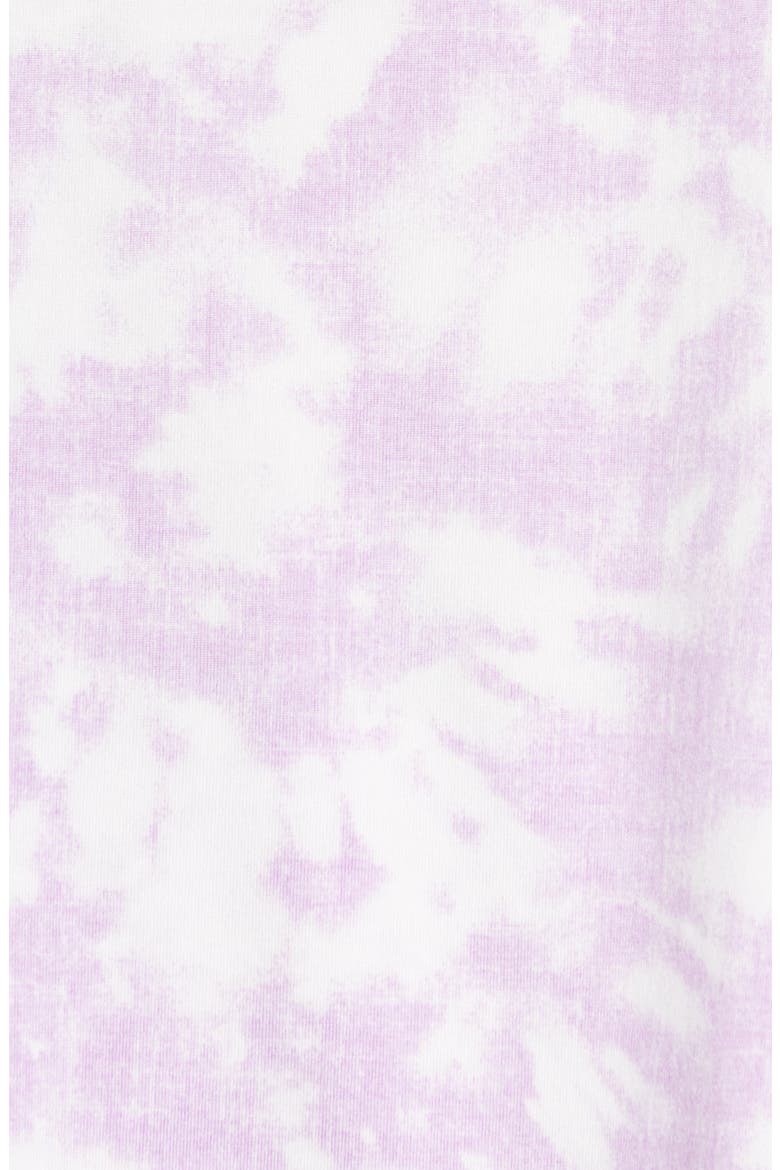Stripe Short Pajamas, Alternate, color, BANSHEE TIE DYE CROCUS PETAL