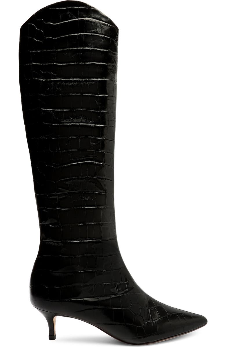 Schutz Abbey Knee High Boot, Alternate, color, Black