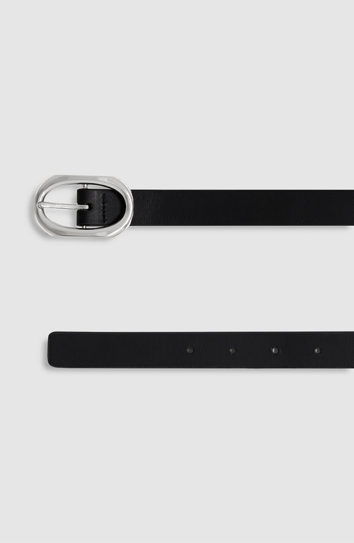 Anine Bing Signature Link Belt In Black