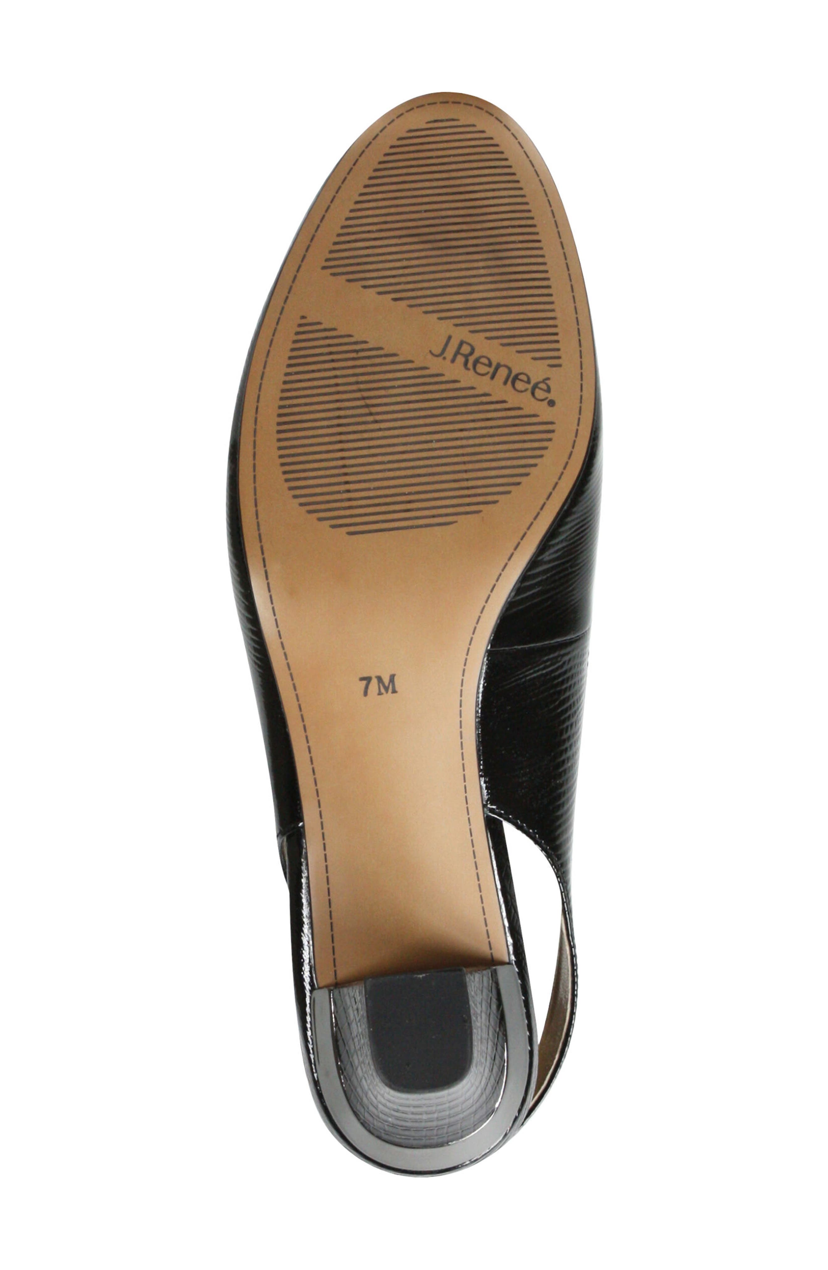 J. Reneé Malree Slingback Pump, Alternate, color, Black