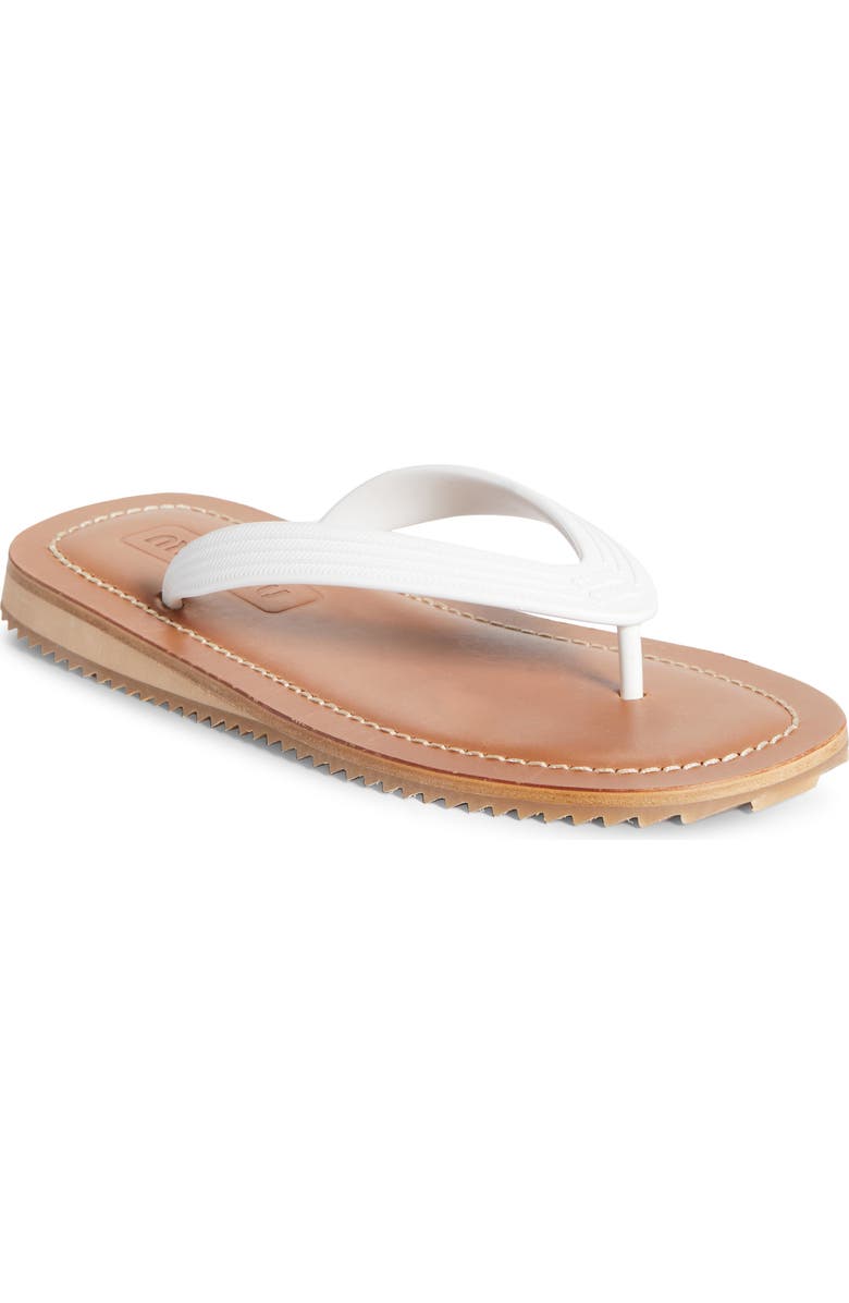 Miu Miu Flip Flop, Main, color, White