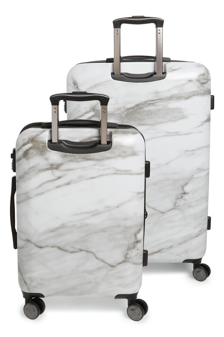 Astyll 22-Inch & 30-Inch Spinner Luggage Set, Alternate, color, MILK MARBLE