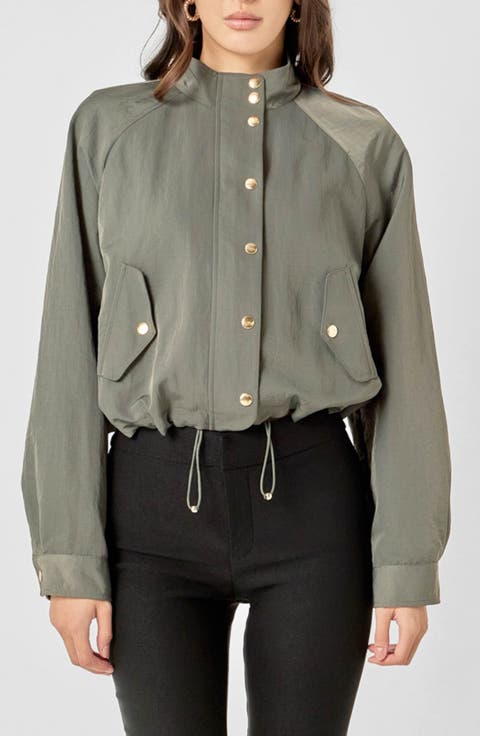 Snap Bomber Jacket