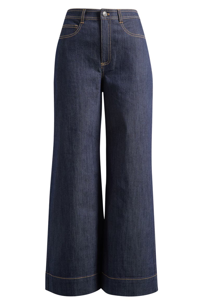Betsy Wide Leg Jeans, Alternate, color, INDIGO