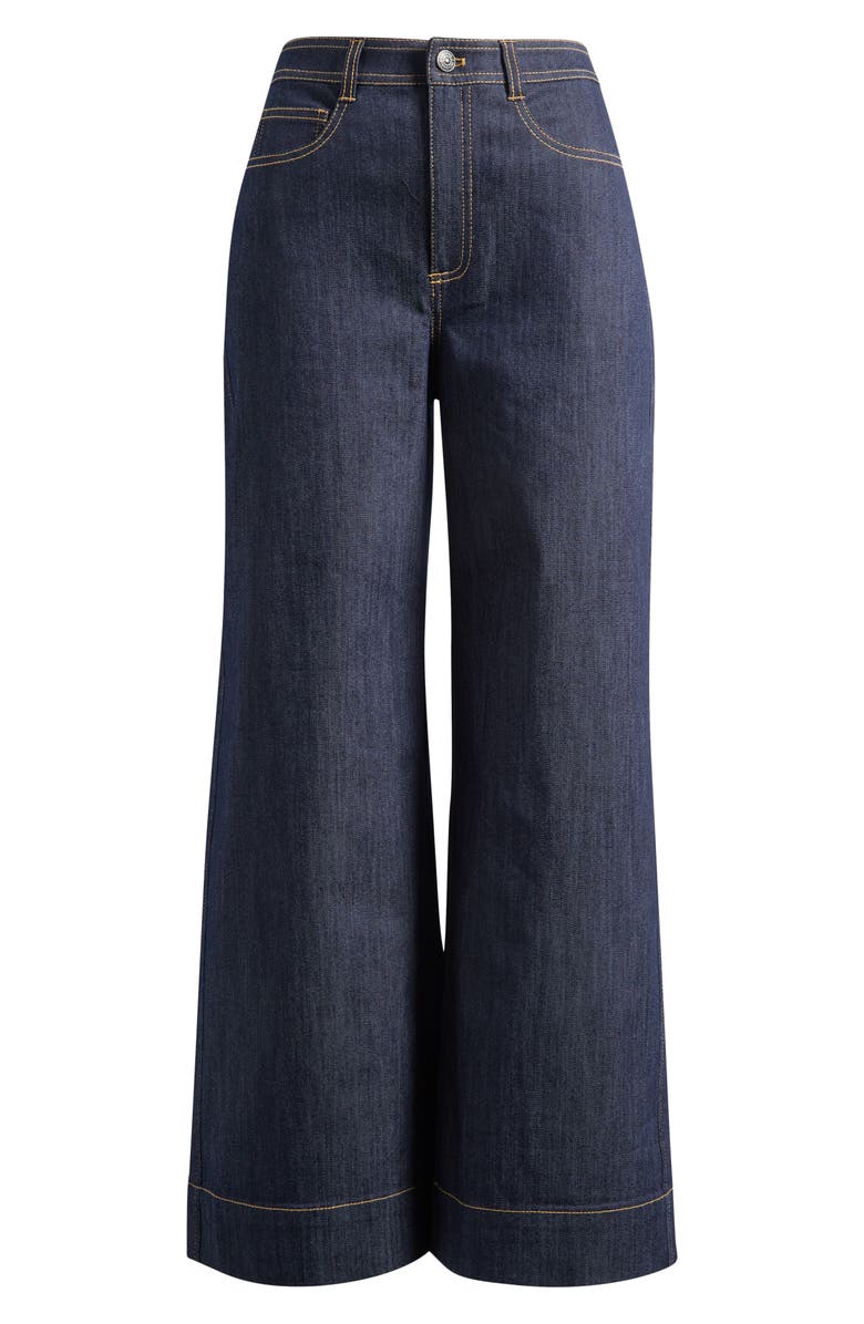 Cinq à Sept Betsy Wide Leg Jeans, Main, color, Indigo
