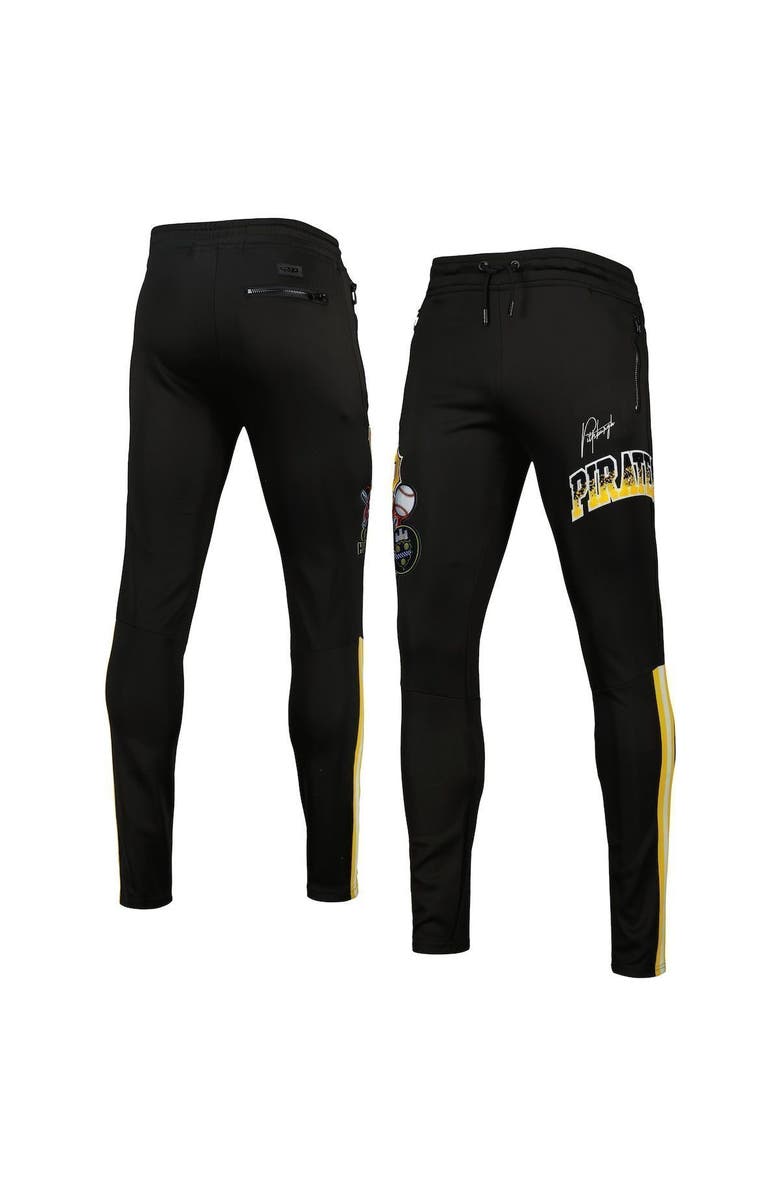 PRO STANDARD Men's Pro Standard Black Pittsburgh Pirates Hometown Track Pants, Alternate, color, 