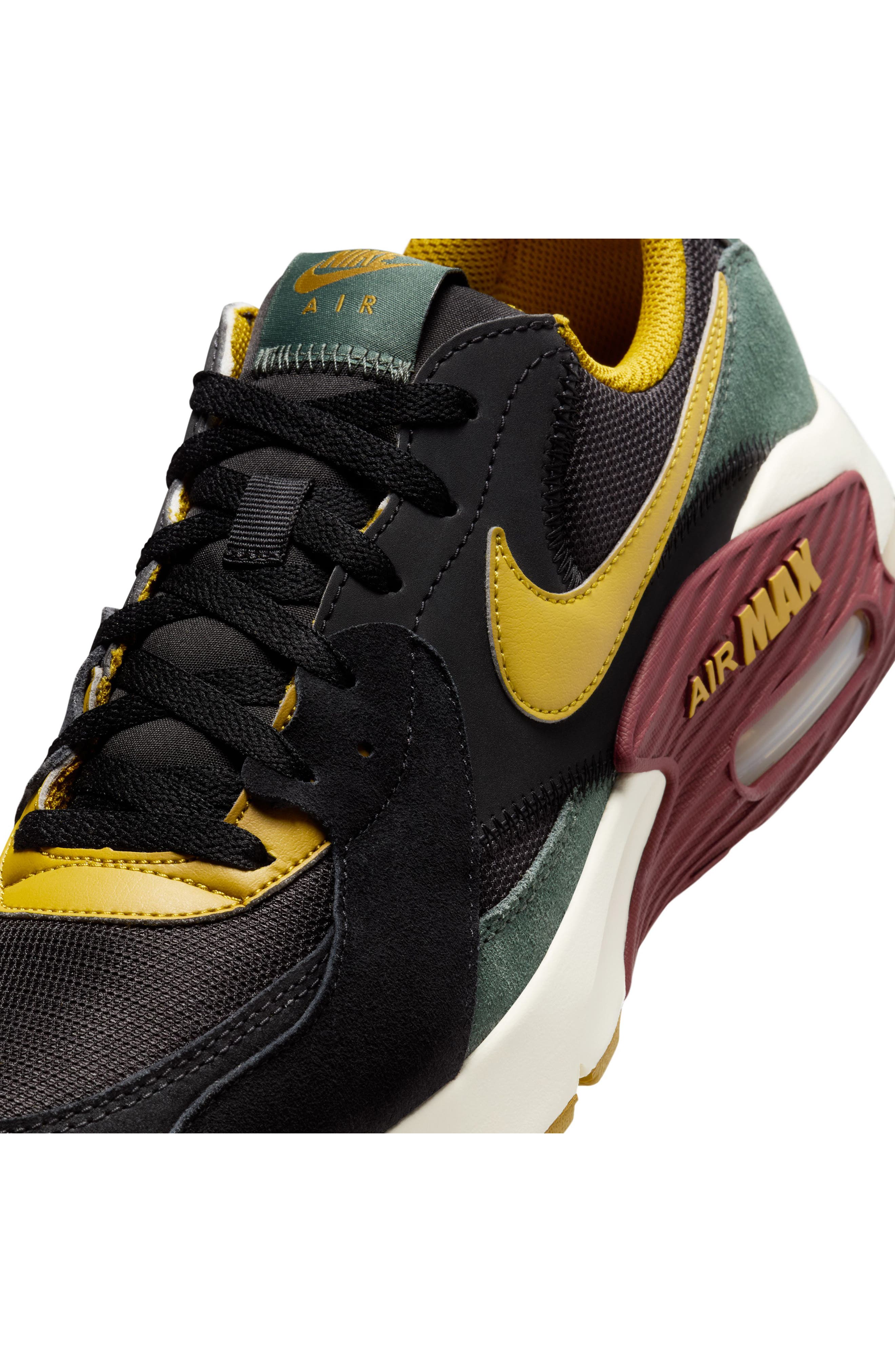 nike air max excee black green
