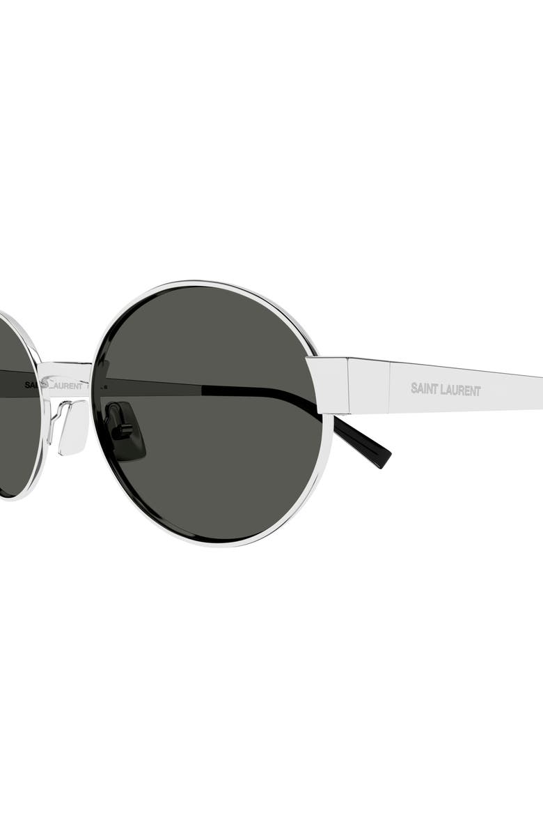 Saint Laurent 55mm Round Sunglasses, Alternate, color,
