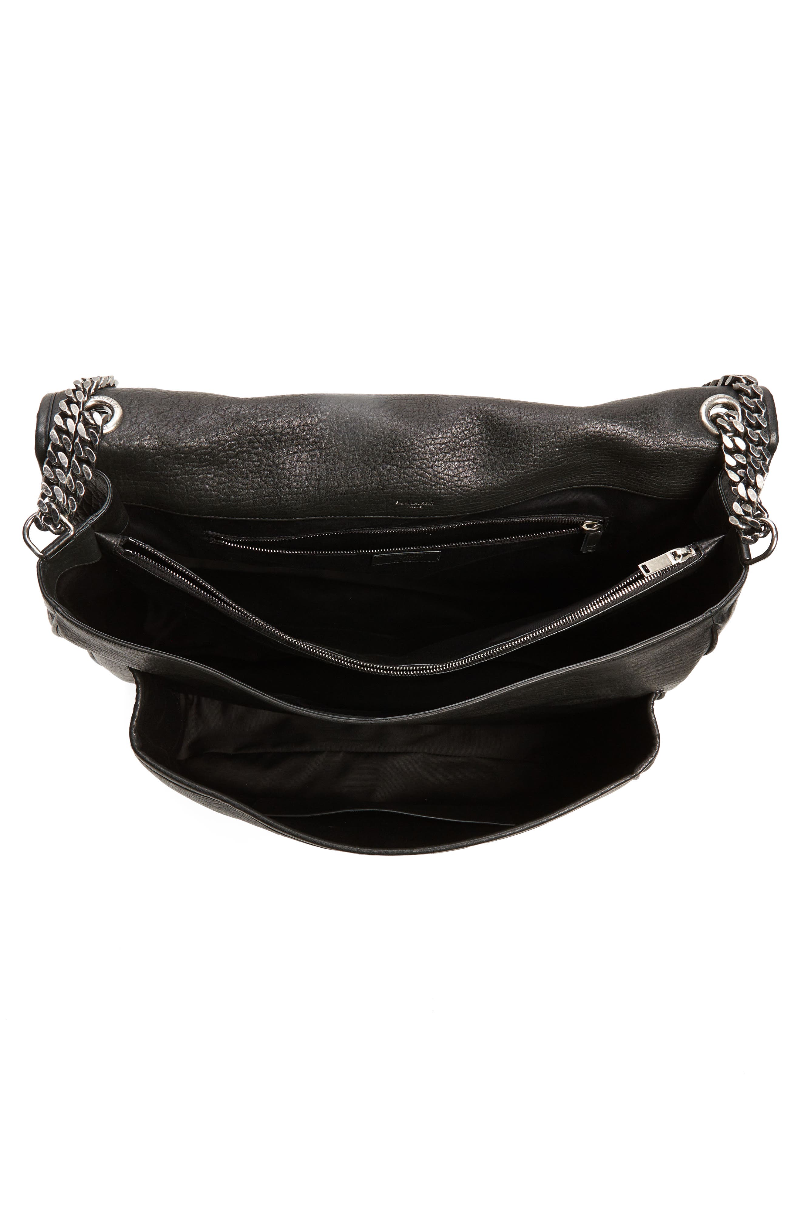 Saint Laurent X-Large Niki Leather Shoulder Bag, Alternate, color, 