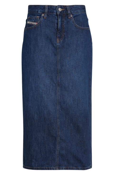 De-Skye-D Denim Pencil Skirt