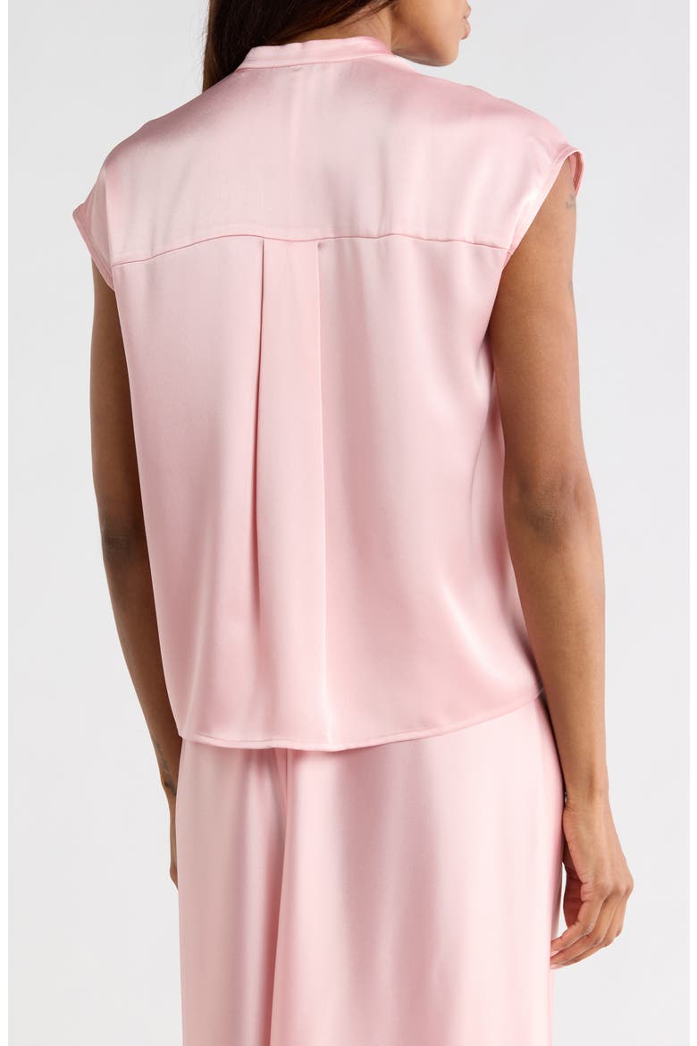 Satin Shell Tank, Alternate, color, ROSA