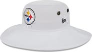New Era Men's New Era White Pittsburgh Steelers 2023 NFL Training Camp Panama Bucket Hat