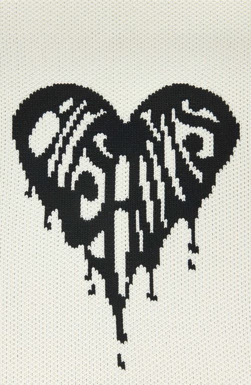 Allsaints Izzy Heart Clutch In White