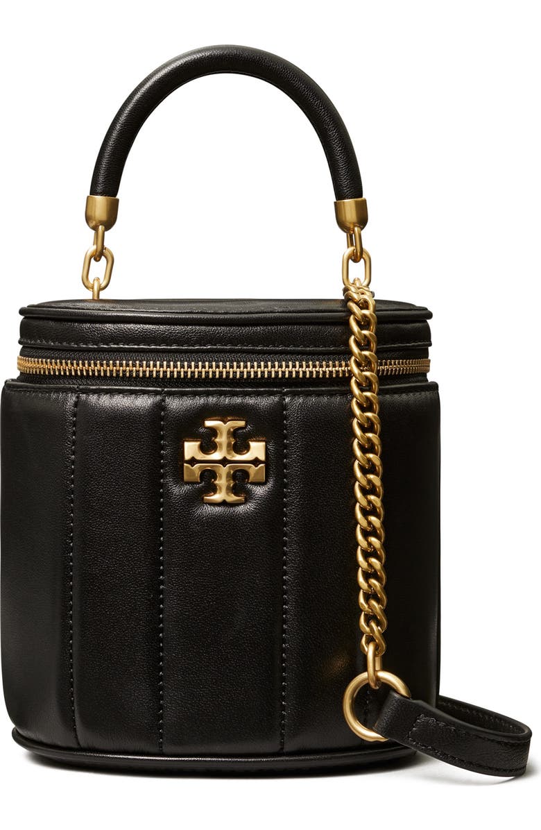 Tory Burch Kira Quilted Leather Vanity Case, Main, color,