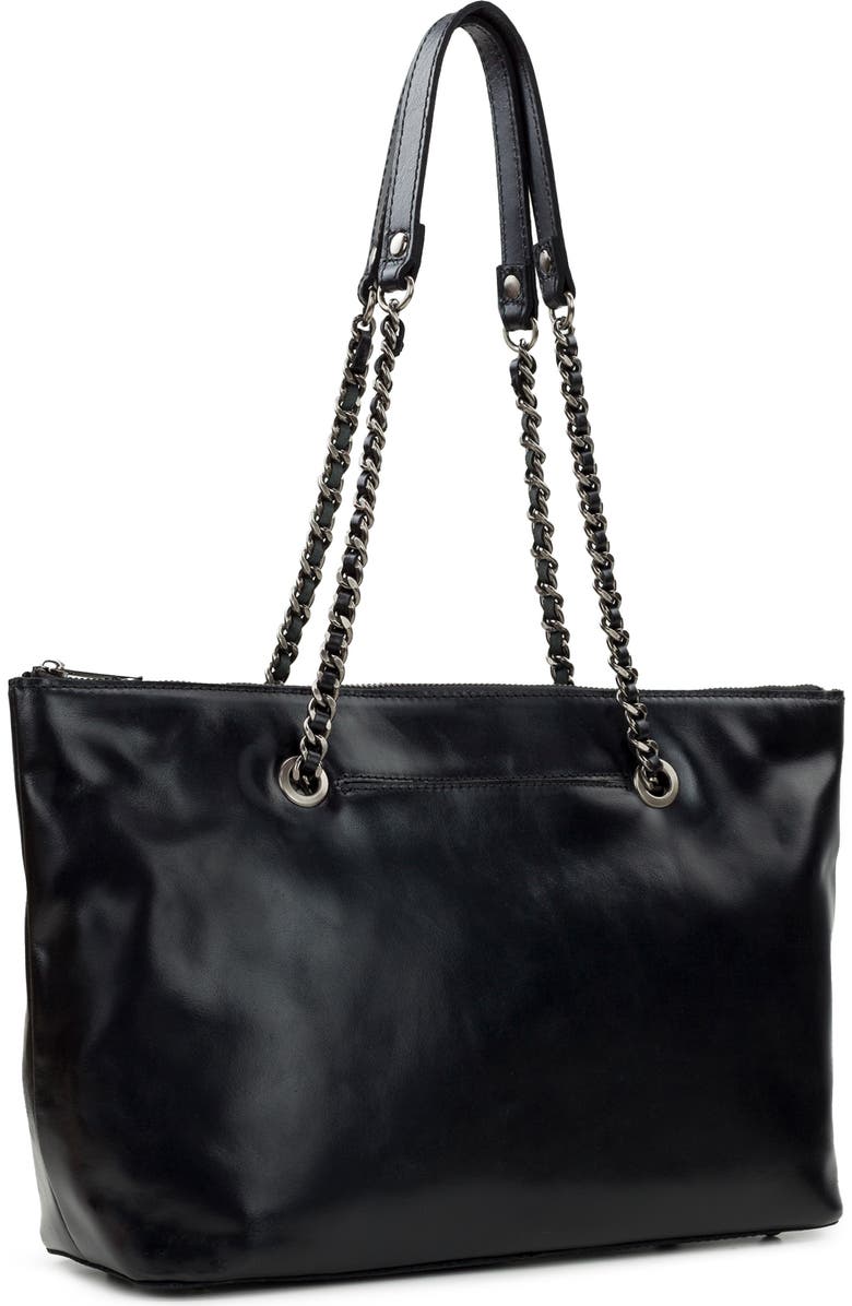 Patricia Nash Belle Leather Tote, Alternate, color, Black