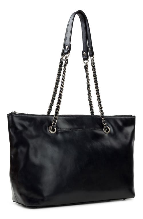 Shop Patricia Nash Belle Leather Tote In Black