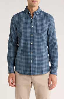 Original Penguin Waffle Check Button-Down Shirt