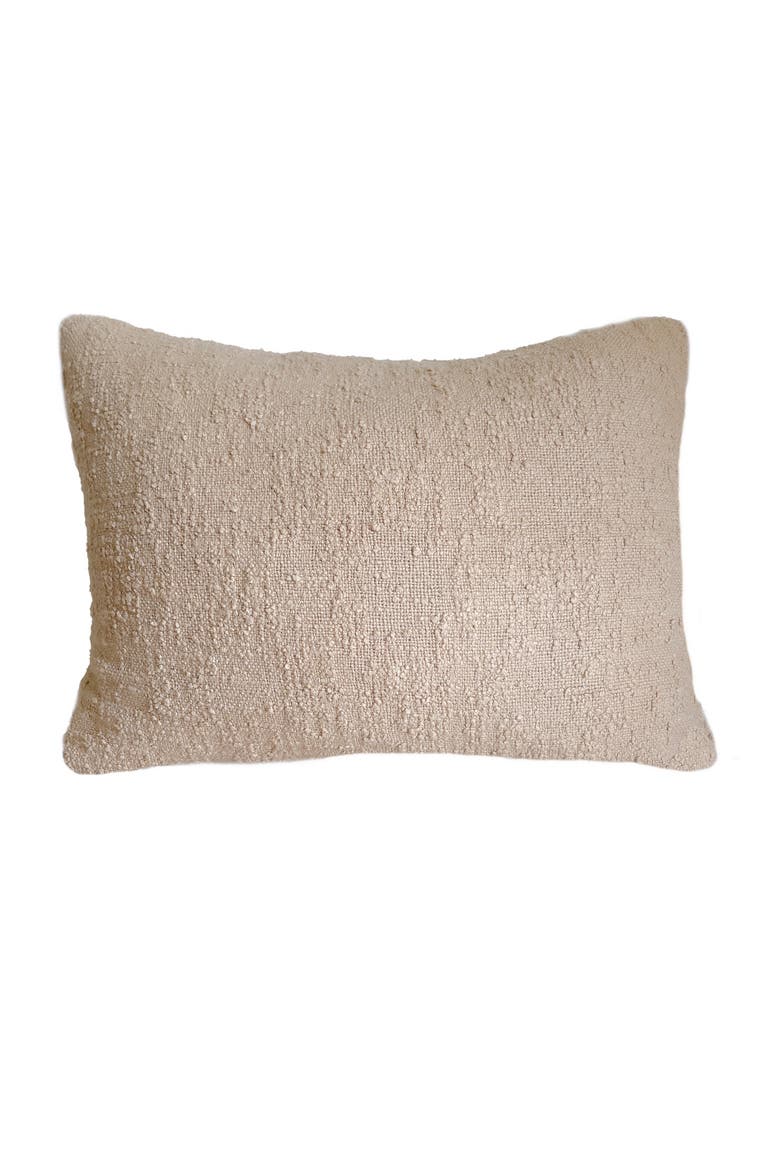 Cotton Boucle Dutch Euro Pillow Cover Only, Main, color, Beige