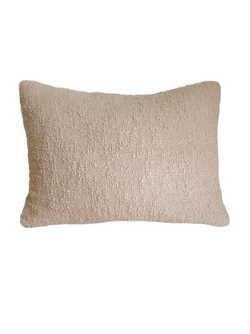 ANAYA ANAYA COTTON BOUCLE DUTCH EURO PILLOW WITH DOWN ALTERNATIVE INSERT