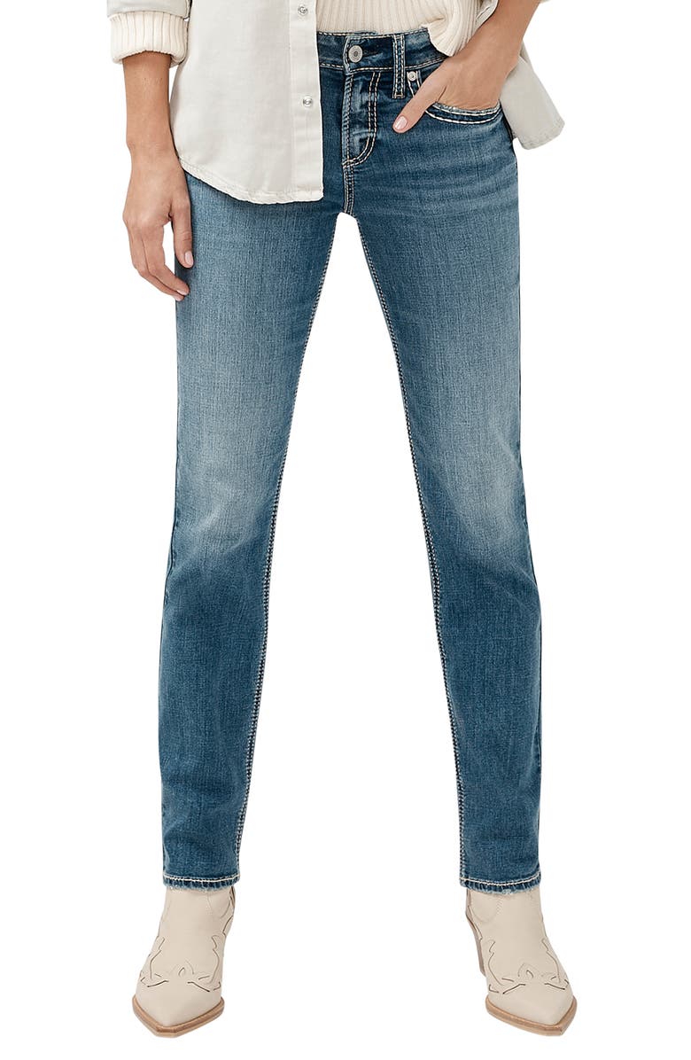 Silver Jeans Co. SUKI STRAIGHT, Main, color, 