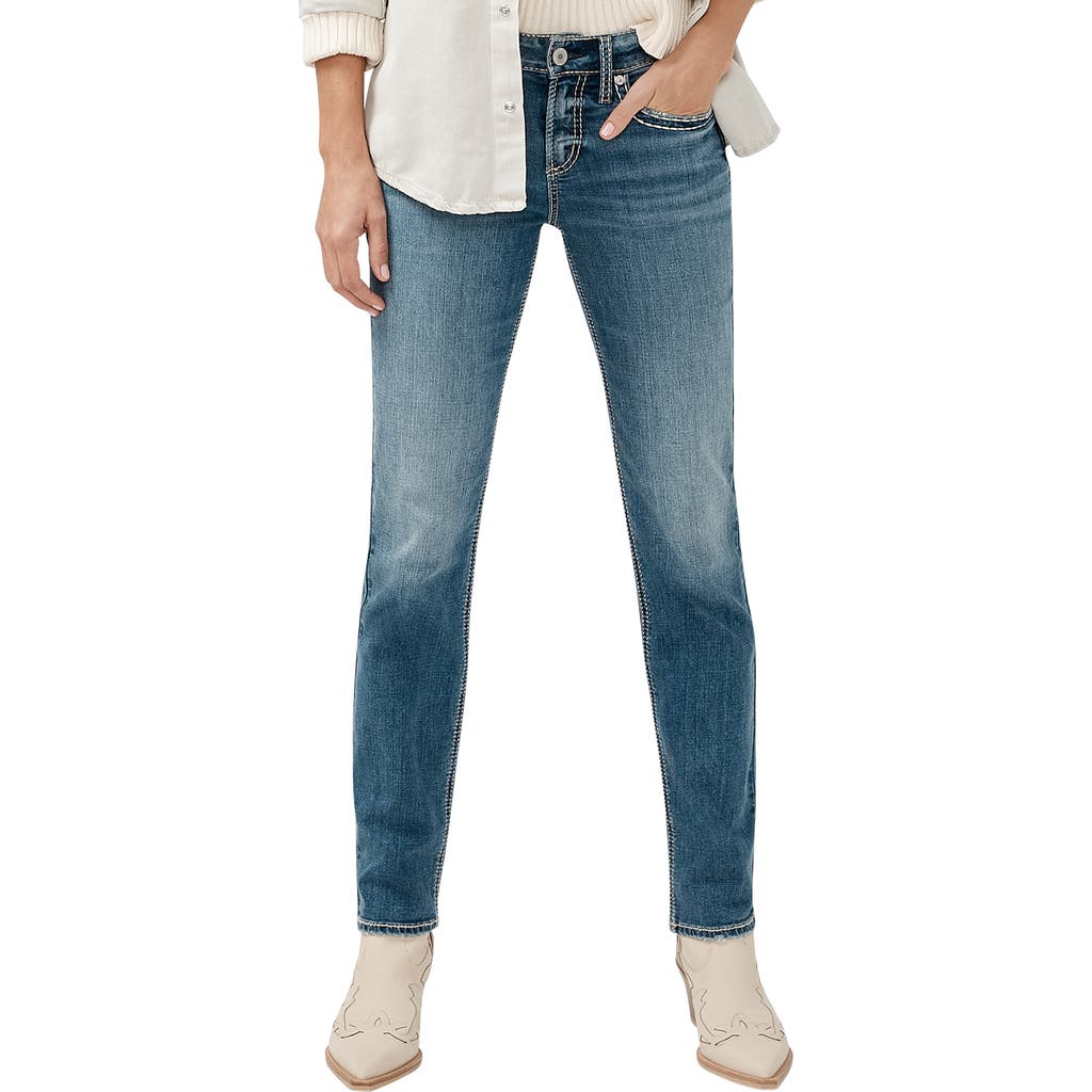 Silver Jeans Co. SUKI STRAIGHT in Indigo