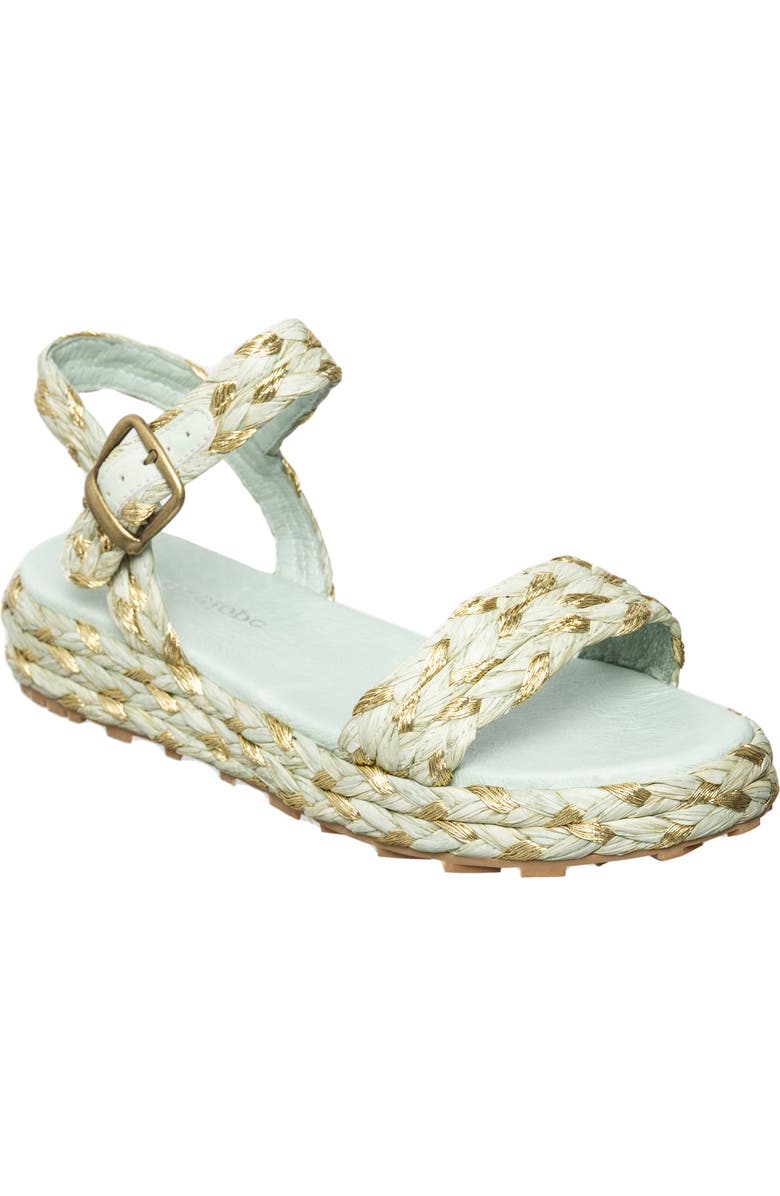 ANTELOPE Brenna Woven Raffia Sandal, Main, color,