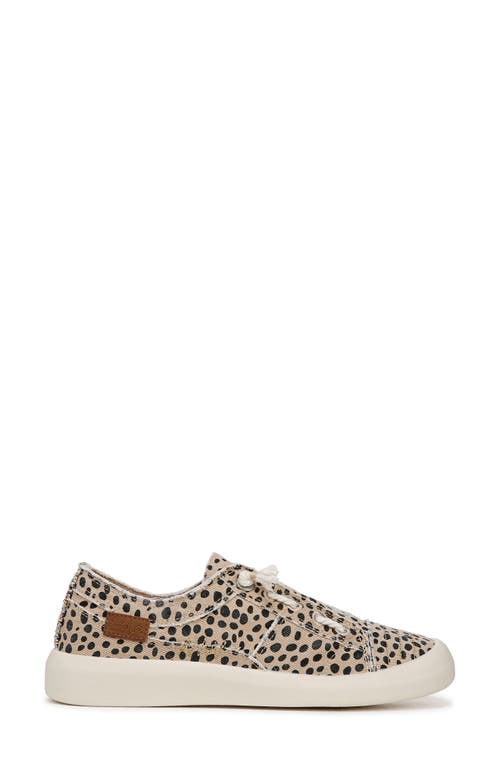 Blowfish Malibu Beachside Low Top Sneaker In Pixie Cheetah Fabric