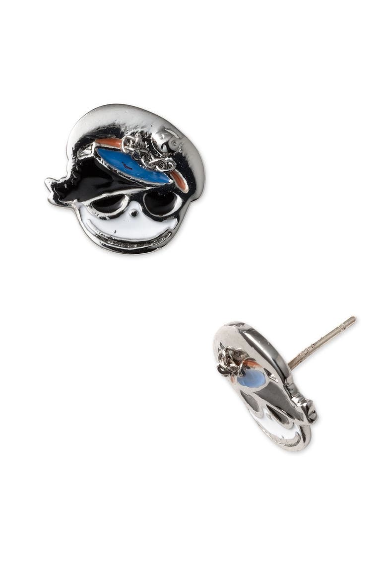 'Miss Marc' Stud Earrings, Main, color, NAUTICAL MISS MARC
