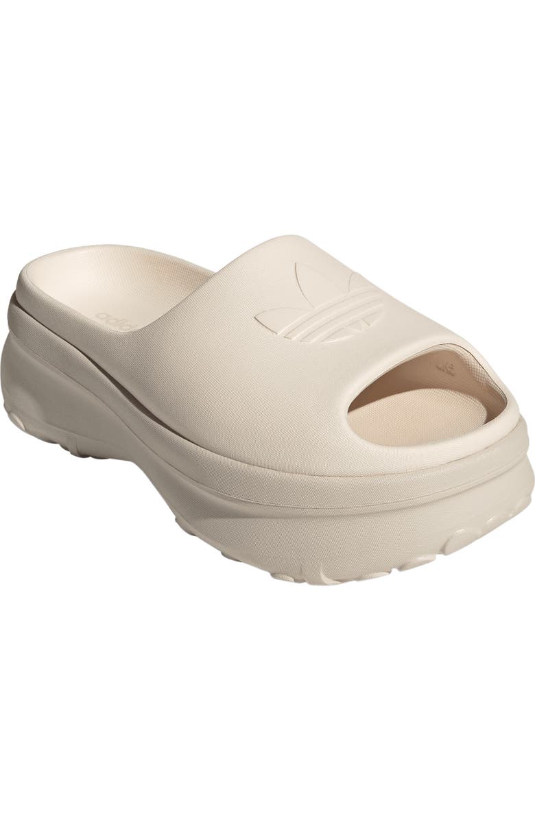 adidas Adifom Stan Smith Platform Slide, Main, color, Wonder White/ Alumina