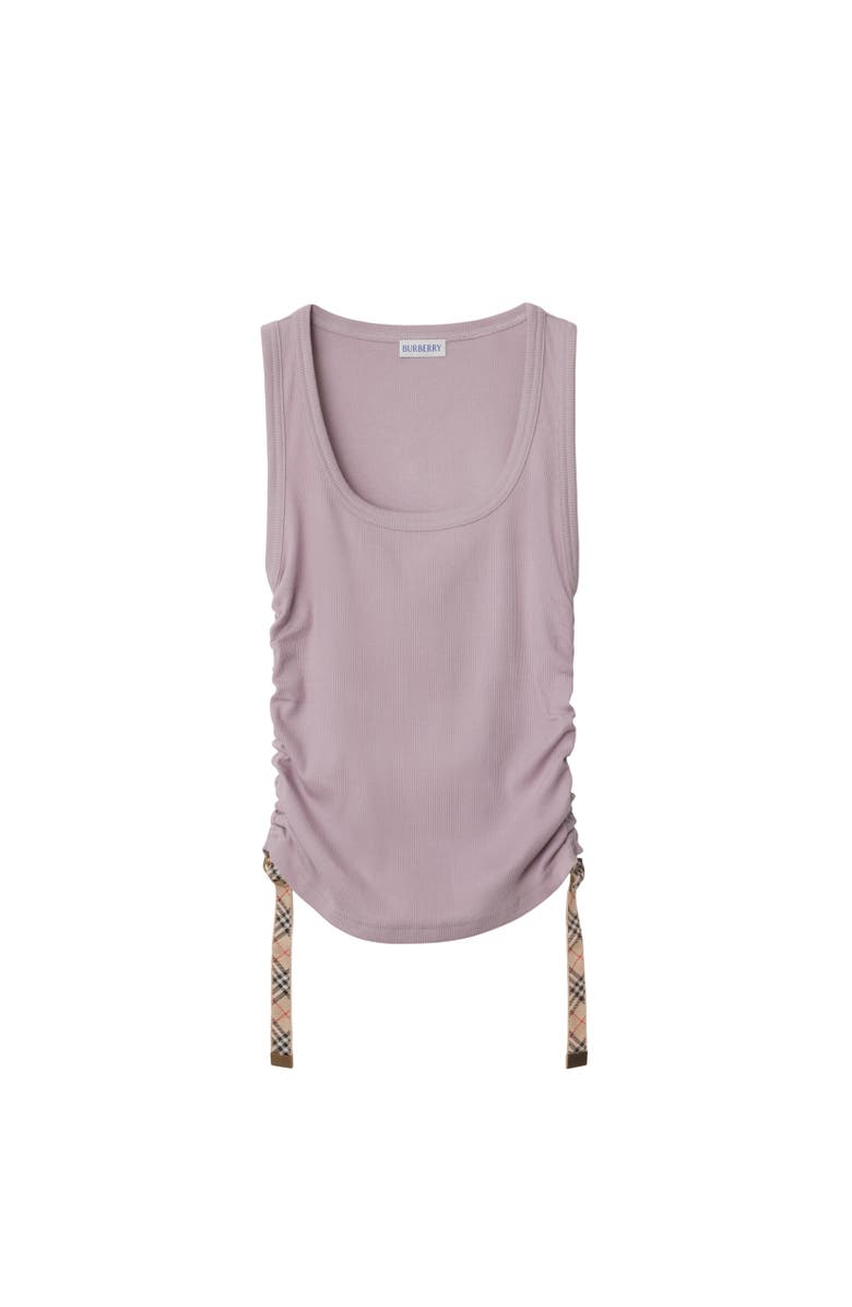 Burberry Festival Cotton Blend Tank Top, Alternate, color, 
