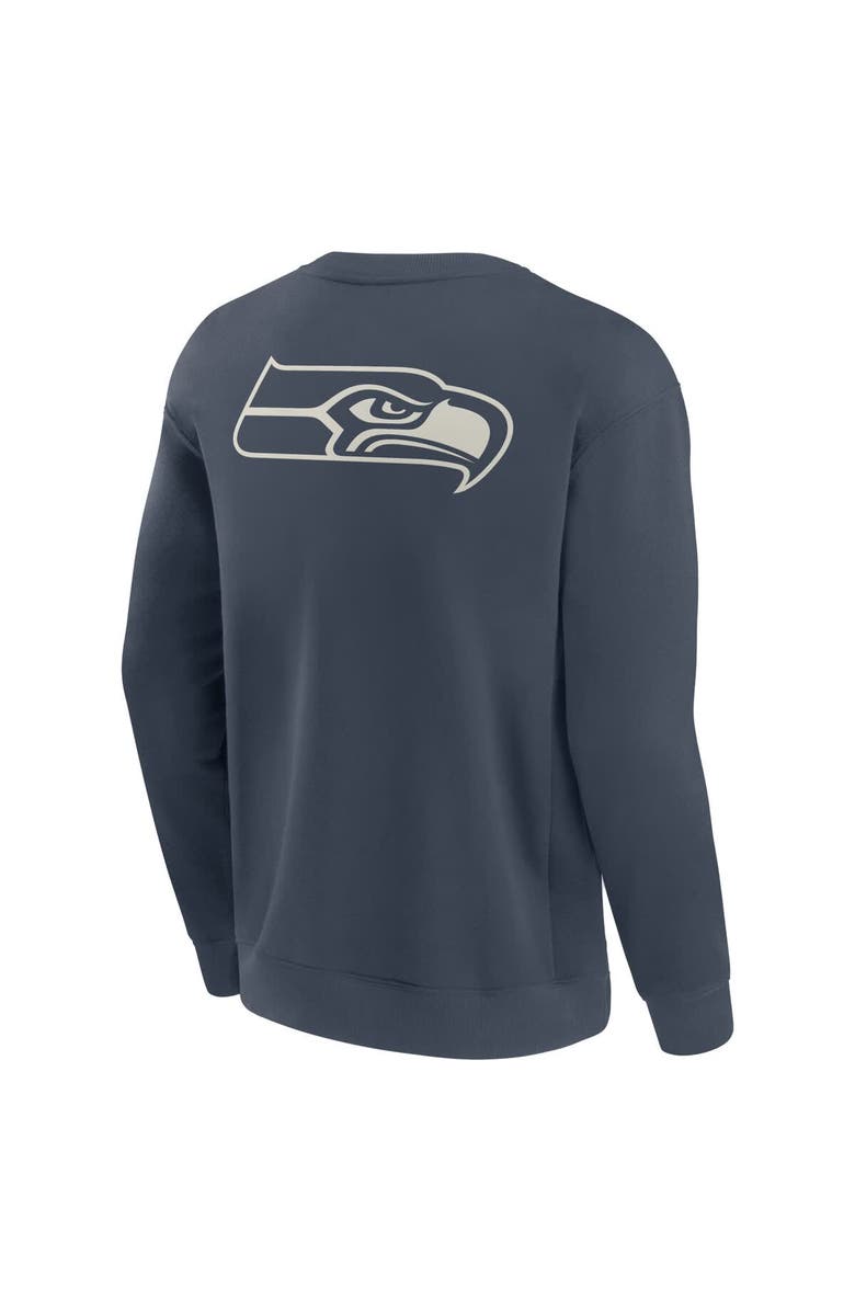 FANATICS Men's Fanatics Navy Seattle Seahawks Elements Future Ground Lettering Pullover Sweatshirt, Alternate, color, Navy