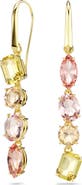 Swarovski Gema Mismatched Drop Earrings