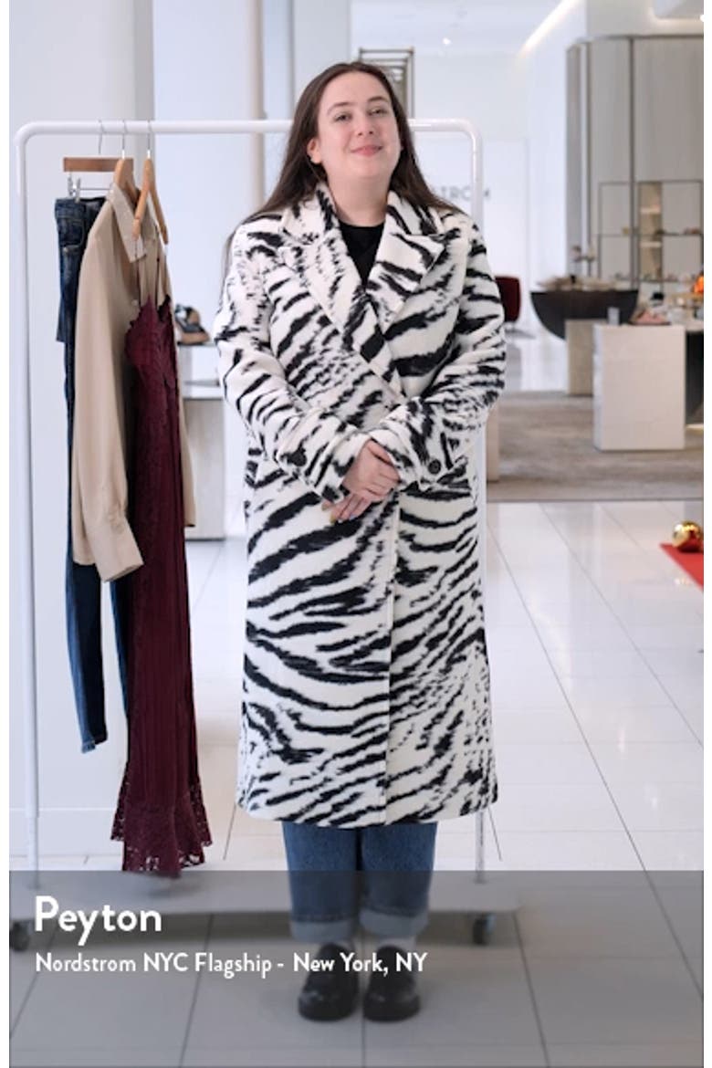 Bengal Tiger Stripe Double-Breasted Coat video