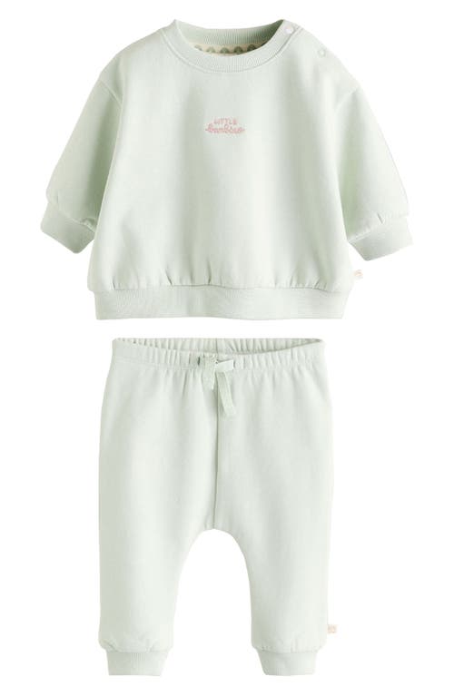 Next Little Bambino Sweatshirt & Joggers Set In Green