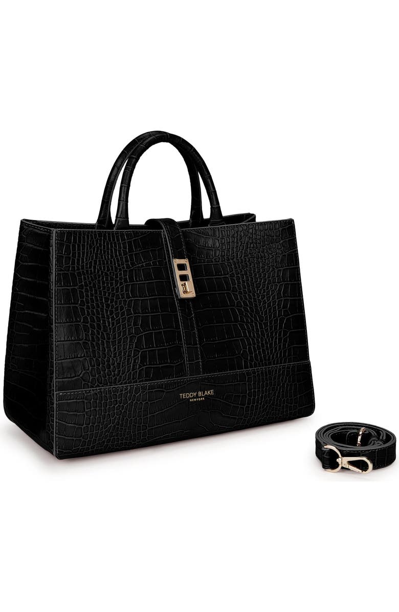 Teddy Blake Lola Croco 12", Alternate, color, Black