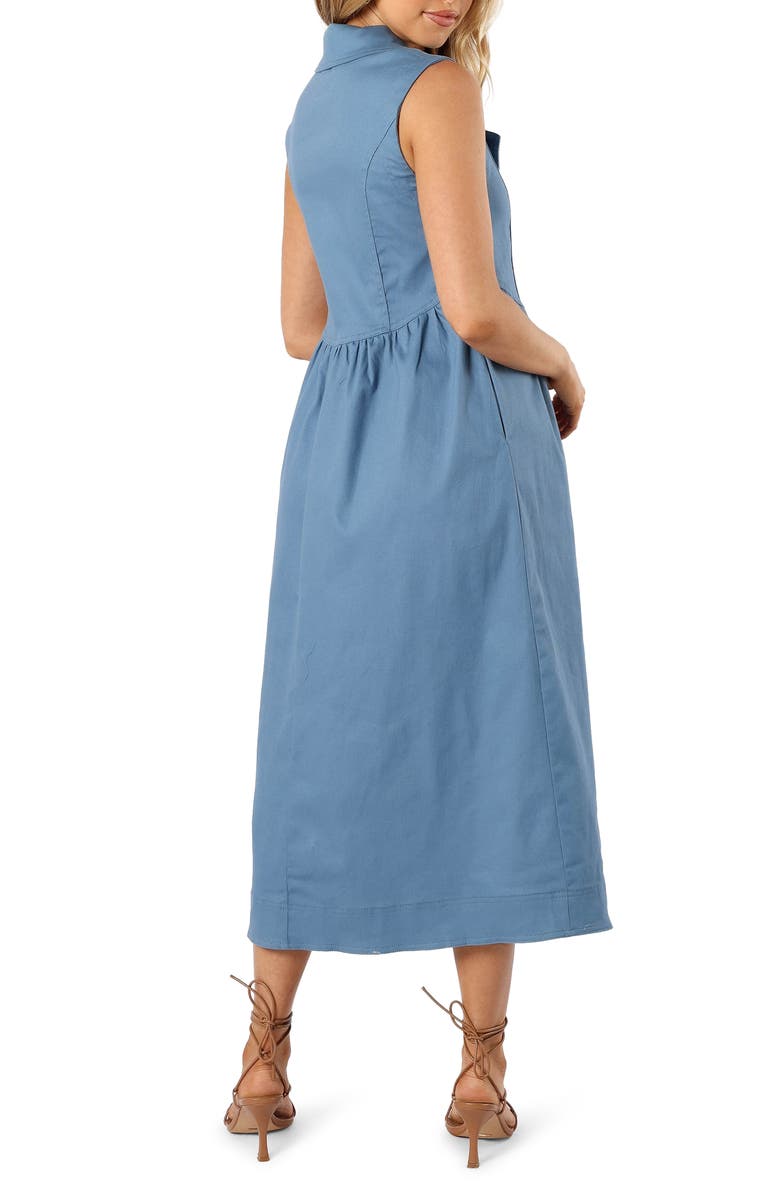 Petal & Pup Sonja Sleeveless A-Line Dress, Alternate, color, Steel Blue
