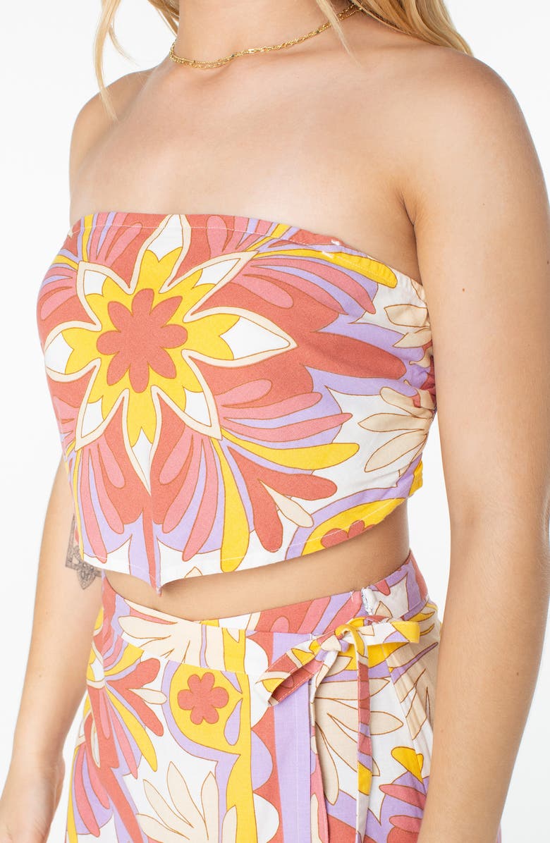Roxy Wild At Heart Sleeveless Crop Top, Alternate, color, Lilac Breeze