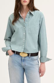 Madewell The Cropped Easy Shirt