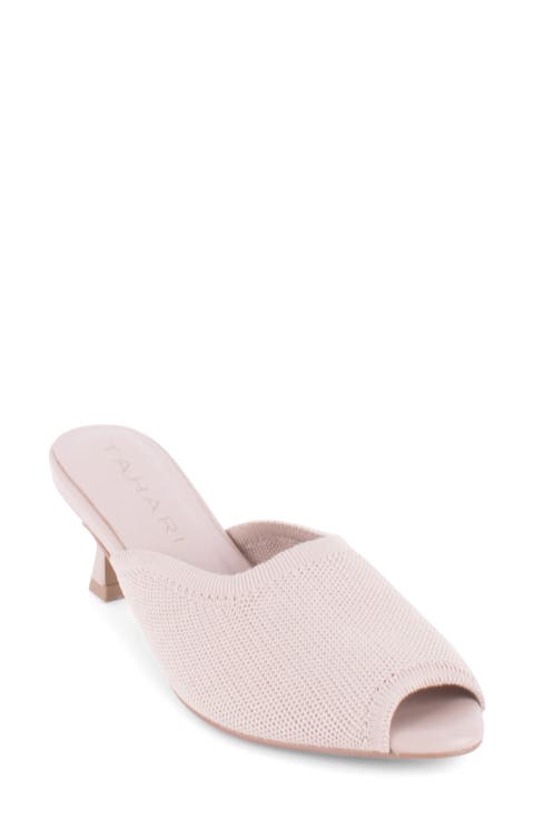 Maui Peep Toe Kitten Heel Slide Sandal (Women)