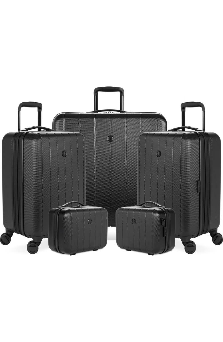 SWISSGEAR 5-Piece Hardside Luggage Set, Main, color,