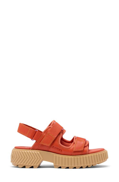 Sorel Ona Ave Slingback Platform Sandal In Tuscan/aura