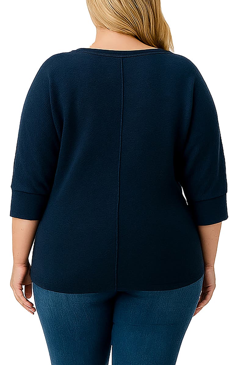 Standards & Practices Dolman Sleeve Knit Top, Alternate, color, Navy