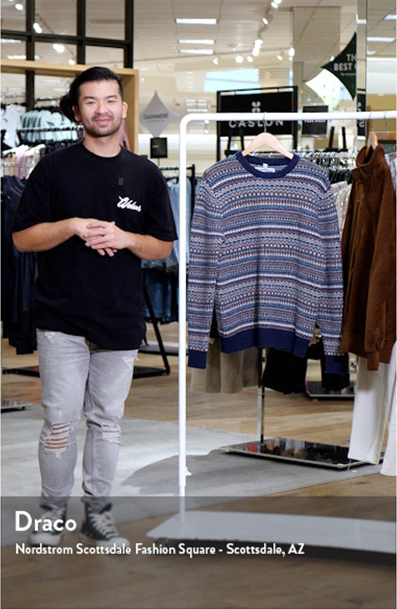 Fair Isle Wool Blend Sweater, sales video thumbnail