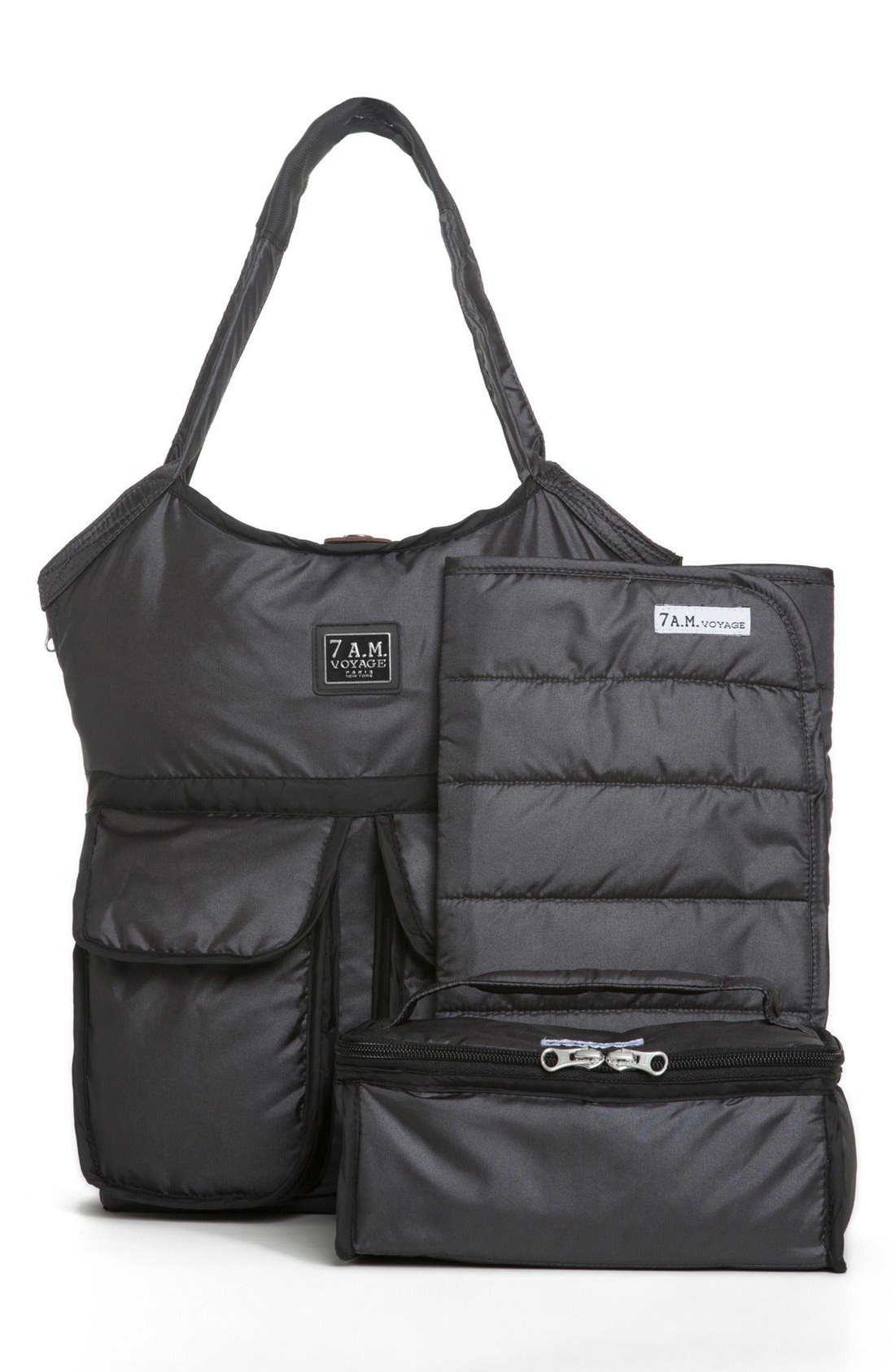 7 A.M. Enfant 'Barcelona' Diaper Bag, Alternate, color, 