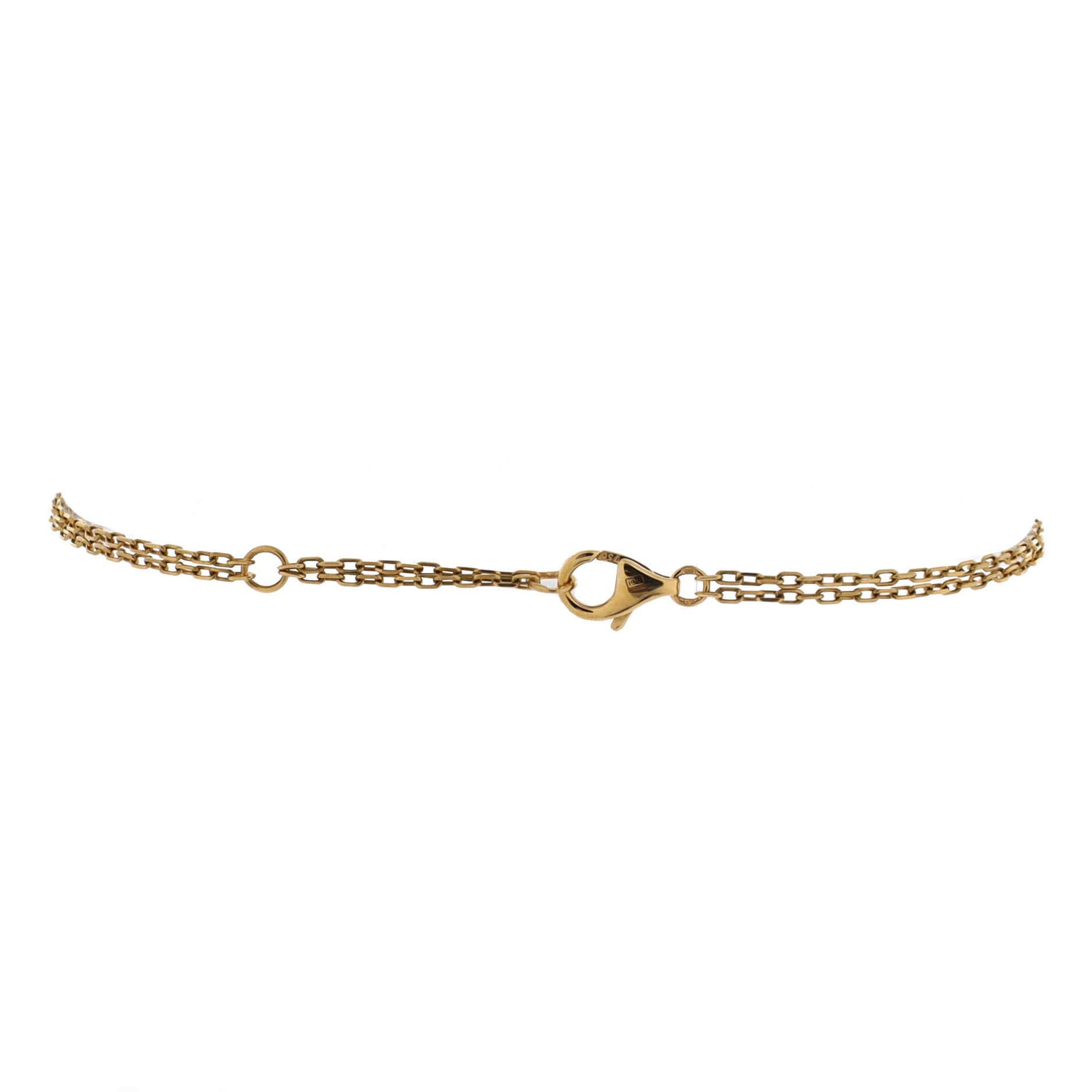 2 Diamonds Love Bracelet 18K Yellow Gold with Diamonds, Alternate, color, Metallic Gold
