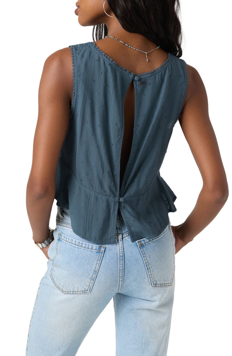 O'Neill Julye Peplum Tank, Alternate, color, Slate