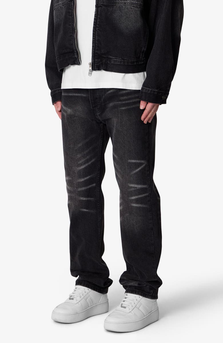 mnml V724 Baggy Chore Jeans, Alternate, color, Washed Black