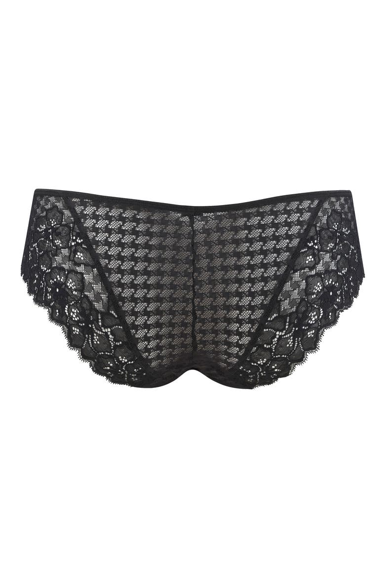 Envy Lace Hipster Briefs, Alternate, color, BLACK